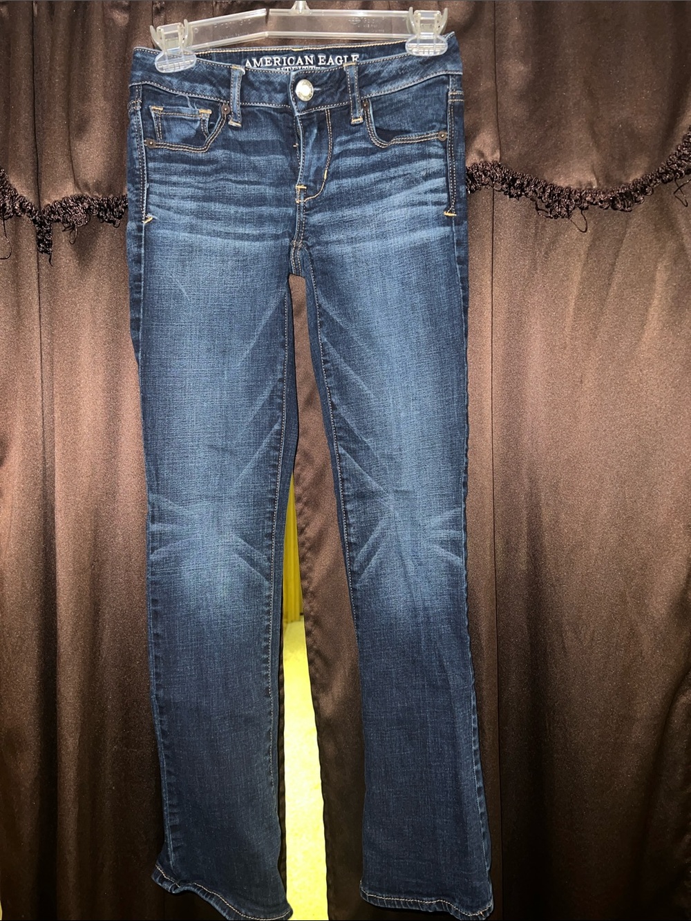 American Eagle Outfitters Dark Blue Bootcut Kids Jeans